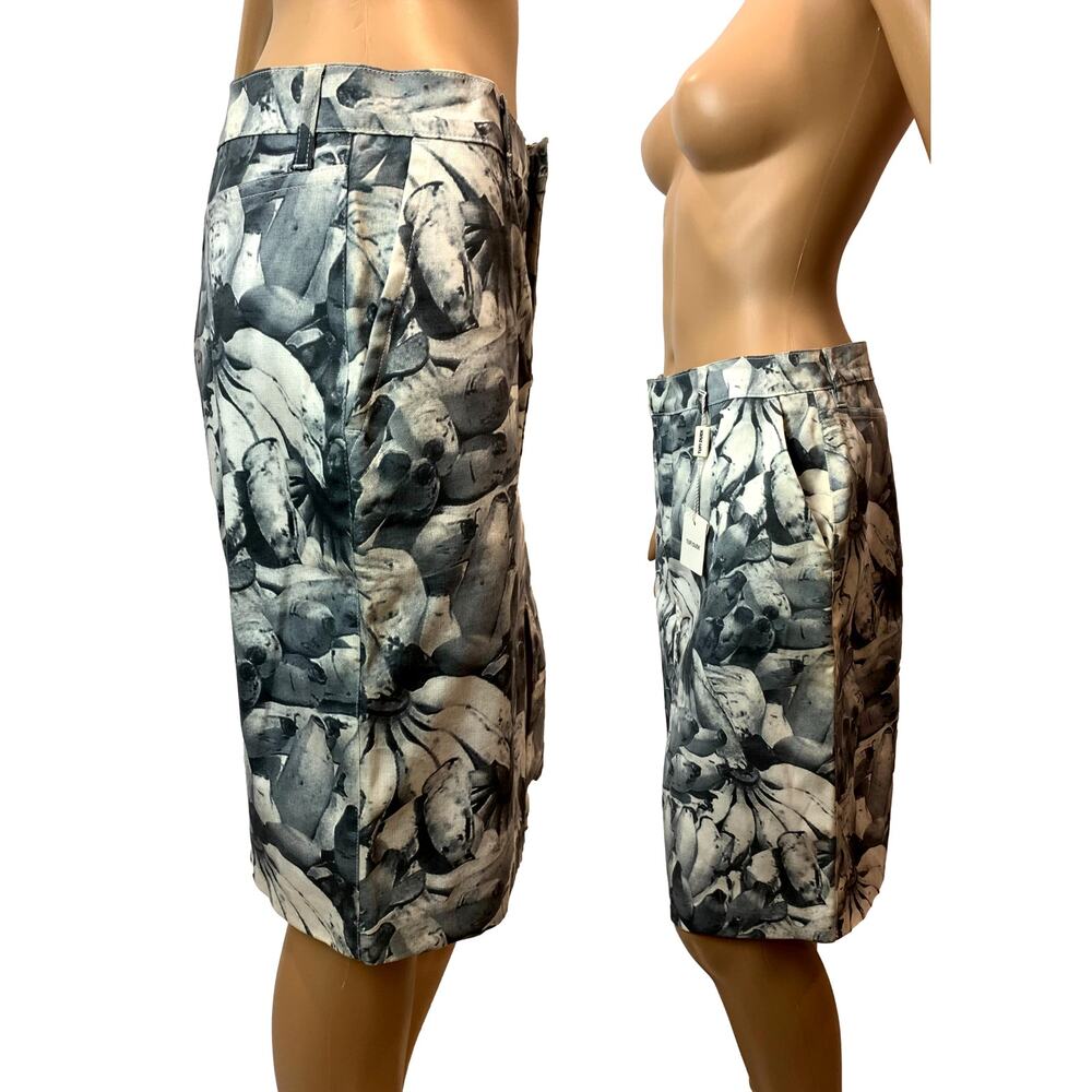 2001 Vintage Deadstock Tufi Duek Banana Photo Print Skirt | 42 | W 30.5" - Picture 9 of 10